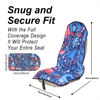 Picture of LoyaGour Car Seat Cover Protector Front Seats,for Gym Workout,Running,Swimming,Beach and Hiking,Waterproof Sweat Towel Bucket Seat Covers for Trucks SUV Jeep (Dinosaur, 2Pcs)