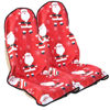 Picture of LoyaGour Car Seat Cover Protector Front Seats,for Gym Workout,Running,Swimming,Beach and Hiking,Waterproof Sweat Towel Bucket Seat Covers for Trucks SUV Jeep (Santa Claus, 2Pcs)