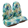 Picture of LoyaGour Car Seat Cover Protector Front Seats,for Gym Workout,Running,Swimming,Beach and Hiking,Waterproof Sweat Towel Bucket Seat Covers for Trucks SUV Jeep (Chrysanthemum, 2Pcs)