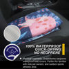 Picture of LoyaGour Back Seat Cover for Car Trucks Van SUV Jeep,Waterproof Rear Bench Towel Seat Covers for Dogs and Kids,Automotive Backseat Protector (Dinosaur)
