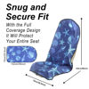Picture of LoyaGour Car Seat Cover Protector Front Seats,for Gym Workout,Running,Swimming,Beach and Hiking,Waterproof Sweat Towel Bucket Seat Covers for Trucks SUV Jeep (Conch Shells Starfish, 2Pcs)
