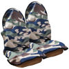 Picture of LoyaGour Car Seat Cover Protector Front Seats,for Gym Workout,Running,Swimming,Beach and Hiking,Waterproof Sweat Towel Bucket Seat Covers for Trucks SUV Jeep (Camouflage, 2Pcs)