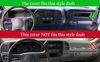 Picture of Dash Cover Custom Fit for 1997-2000 Chevy Chevrolet Silverado/GMC C1500 C2500 C3500 K1500 K2500 K3500, 1997-99 GMC Yukon/Chevy Tahoe Suburban, Dashboard Mat Pad Carpet Protector(97-98, Dark Gray) Y57
