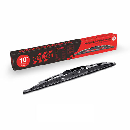 Picture of Rear Wiper Blade 10 inch Replacement For Chevrolet Trax 2022-2013/ Honda CR-V 06-02/ Jeep Compass 17-07 Patriot 17-07/ Ford Escape Focus 07-01/ Dodge Caliber 12-07 Back Windshield Wiper Blade (10-1)