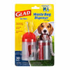 Picture of Glad for Pets Extra Large Unscented Heavy Duty Dog Waste Bags with Dispenser and Metal Clip | Plastic Disposable Poop Bags for Dogs, Easy to Use for Dog Walking, 30 Count