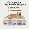 Picture of Large Dog Bed Orthopedic Washable - Waterproof with Removable Cover - Memory Foam - XXL Large Big Dogs - Beds Bolster Pet - Couch Sofa - Beige Dog Bed