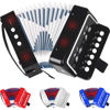 Picture of Kids Accordion,Toy Accordion for Kids Ages 3 5 9 7 10 12 Child Children Toddlers Beginners Mini Accordion Musical Instrument 10 Keys Button Small for Boy Girls Christmas（Black）
