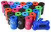 Picture of Downtown Pet Supply Poop Bags for Dogs with Dispenser, 500 Count - Leak-Proof Dog Waste Bags and Bone-Shaped Dog Poop Bags Holder for Leash - Rainbow with Paw Prints, 12.5" x 8.5"