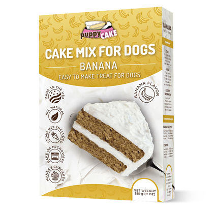 Picture of Puppy Cake Banana Cake Mix and Frosting for Dogs-9 oz