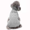 Picture of Dog Sweater, Warm Pet Sweater, Dog Sweaters for Small Dogs Medium Dogs Large Dogs, Cute Knitted Classic Cat Sweater Dog Clothes Coat for Girls Boys Dog Puppy Cat (Large, Grey)