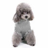 Picture of Dog Sweater, Warm Pet Sweater, Dog Sweaters for Small Dogs Medium Dogs Large Dogs, Cute Knitted Classic Cat Sweater Dog Clothes Coat for Girls Boys Dog Puppy Cat (Large, Grey)