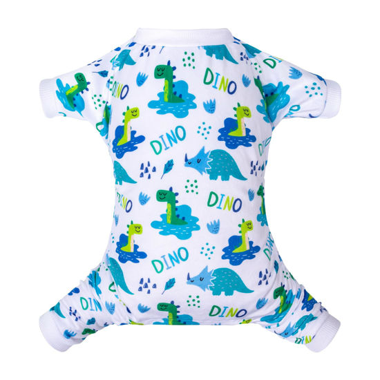 Picture of CuteBone Cozy and Cute Dog Pajamas - Soft and Comfortable Pet Sleepwear for Small and Medium Breed Dogs P290L