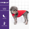Picture of cyeollo 2 Pack Dog Sweater Sweatshirt Stretchy Soft Fleece Vest Pullover with Reflective Stripe Dog Jacket Lightweight Pet Dog Clothes for Medium Dogs Grey & Red