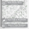 Picture of Sorrel + Fern 2-Pack Organic Fitted Bassinet Sheets (Butterfly Garden) - Buttery Soft Breathable Cotton Blend for Standard Bassinet