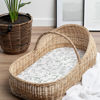 Picture of Sorrel + Fern 2-Pack Organic Fitted Bassinet Sheets (Butterfly Garden) - Buttery Soft Breathable Cotton Blend for Standard Bassinet