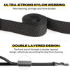Picture of Fida 6 FT Heavy Duty Dog Leash with 2 Comfortable Padded Handles, Traffic Handle & Advanced Easy Snap Hook, Reflective Walking Lead for Large, Medium & Small Breed Dogs, Black