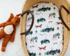 Picture of Sorrel + Fern 2-Pack Fitted Bassinet Sheets (Woodland Forest Animals) - Buttery Soft Cotton Blend for Standard Bassinet