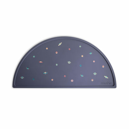 Picture of mushie Silicone Placemat for Kids | BPA-Free Non-Slip Design (Planets)