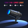 Picture of 20W Pinspot Light with Remote,RGBWYP+Cyan LED Beam Spot Lights,Ultra Bright Mirror Disco Ball Spotlight Stage Light for DJ Disco Party Bar Club Show Wedding Children's Theater