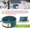Picture of NAMSAN Heated Water Bowl for Outdoor Cats, 2.2L Heated Dog Bowl Provides Drinkable Water in Winter, Heated Pet Bowl for Chickens Rabbits Bird Bath, Livestock Thermal-Bowl