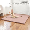 Picture of Stylish Vegan Leather Baby Play Mat - Soft, Easy to Clean Floor Mat Creates A Safe Play Area for Your Baby - The Perfect Modern Foam Playmat Fits Nicely with Your Kids Playroom Or Home Decor
