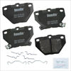 Picture of Bendix Priority1 CFC823 Ceramic Rear Brake Pads for Pontiac Vibe 2006-2003, Toyota Celica 2005-2000, Corolla 2006-2005, Matrix 2007-2003