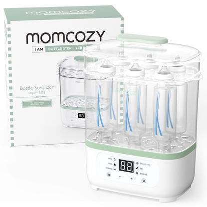 Picture of Momcozy Bottle Sterilizer and Dryer, 8-in-1 Electric Steam Baby Bottle Sterilizer for Baby Bottles, Baby stuffs & Breast Pump Accessories