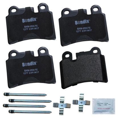 Picture of Bendix Priority1 CFM1277 Semi-Metallic Rear Brake Pads for Volkswagen Touareg 2006, Touareg 2010