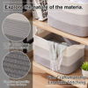 Picture of OIAHOMY Storage Basket, Woven Baskets for Storage, Cotton Rope Basket for toys,Towel Baskets for Bathroom - Pack of 3, Gradient Gray