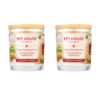 Picture of One Fur All, Pet House Candle - 100% Soy Wax Candle - Pet Odor Eliminator for Home - Non-Toxic and Eco-Friendly Air Freshening Scented Candles (Pack of 2, Holidays Fur All)