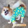 Picture of KYEESE Dog Pajamas Yellow Ducks Dog Onesie Soft Cat Clothes Small Dog Pajamas Dog Coat Dog Costume Dog Clothes Dog Pajamas for Small Dogs Dog Body Suits After Surgery Dog Surgery Recovery Suit