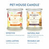 Picture of One Fur All, Pet House Candle - 100% Soy Wax Candle - Pet Odor Eliminator for Home - Non-Toxic and Eco-Friendly Air Freshening Scented Candles (Pack of 2, Falling Leaves/Autumn Harvest)