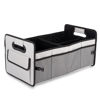 Picture of JiatuA Car Trunk Organizer, Car Organizers and Storage Collapsible Multi Compartment Container Box, Adjustable Car Accessories for SUV Sedan Truck, Standard Size, Grey