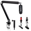 Picture of Blue Yeti Boom Arm with Extension Tube - Mic Boom Arm Compatible with HyperX QuadCast, Weighted Metal Height adjustment Mic Arm for QuadCast,Blue Yeti,Shure MV7,Rode and Most Gaming Mic By SUNMON
