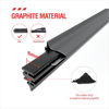Picture of 26 inch Frameless Adjustable Size of Universal 4 PCs Refills Replacement Windshield Wiper Refills Replacement for Tesla,Toyota,Hyundai,Honda Front & Rear Windshield Wiper Baldes Rubber Strips