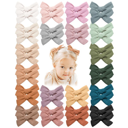 Picture of Prohouse 40 PCS Baby Girl Hair Clips, Hair Bows for Girls Toddler Babies Kids Baby, Alligator Clip Hair Accessories