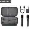 Picture of Boobowl Bluetooth Microphone Wireless Case Digital Microphones, Portable Wireless Mic Box for Rechargeable Battery, Receivers, Adapter (Bag Only)-Grey