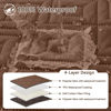 Picture of hyha Waterproof Dog Blanket, Soft Dog Bed Cover Pet Blankets, Waterproof Sofa Couch Cover for Dogs Washable, Reversible Pet Couch Covers for Sofa Furniture (30x53 Inch, Brown/Chocolate)