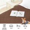 Picture of hyha Waterproof Dog Blanket, Soft Dog Bed Cover Pet Blankets, Waterproof Sofa Couch Cover for Dogs Washable, Reversible Pet Couch Covers for Sofa Furniture (30x53 Inch, Brown/Chocolate)