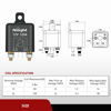 Picture of Nilight 120A Starter Relay 4 Pin Split Charge Relay Switch 12V Continuous Heavy Duty SPST High Current 4 Terminal Car Starter On Off Control Relay for Automotive Car Truck RV Camper