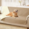 Picture of hyha Waterproof Dog Blanket, Soft Dog Bed Cover Pet Blankets, Waterproof Sofa Couch Cover for Dogs Washable, Reversible Pet Couch Covers for Sofa Furniture (68x82 Inch, Camel/Beige)