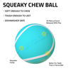 Picture of Playology Squeaky Chew Ball for Dogs | Engaging All-Natural Peanut Butter Scented Dog Toy for Large to X-Large Dogs 50lbs & up | Squeak, Bounce, Fetch, and Play!