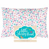 Picture of Little Sleepy Head Toddler Pillowcase 13 x 18-100% Cotton & Hypoallergenic (Cotton Candy Alphabet)