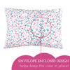 Picture of Little Sleepy Head Toddler Pillowcase 13 x 18-100% Cotton & Hypoallergenic (Cotton Candy Alphabet)
