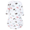 Picture of Hudson Baby Unisex Baby Plush Sleeping Bag, Sack, Blanket, Pink Moose Long Sleeve, 12-18 Months