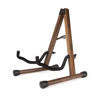 Picture of MUSO Nutral Wood Guitar Stand, A-Frame Folding, Easy Assembly and Portable, For Guitar,Bass,Ukulele,Banjo,Cello,Mandolin,Durable and Solid Holder (America Black Walnut)