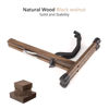 Picture of MUSO Nutral Wood Guitar Stand, A-Frame Folding, Easy Assembly and Portable, For Guitar,Bass,Ukulele,Banjo,Cello,Mandolin,Durable and Solid Holder (America Black Walnut)