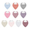 Picture of NISXABEBE Muslin Baby Bibs,Baby Bandana Drool Bibs 100% Cotton for Baby Boy Girl,Solid Colors Bib for Drooling Teething
