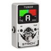 Picture of STRICH Tuner Pedal, Silver, Compact with Large Color Screen - Precision Chromatic Drop Tuning, 430-450Hz A4, True Bypass for Electric Guitar & Bass