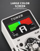 Picture of STRICH Tuner Pedal, Silver, Compact with Large Color Screen - Precision Chromatic Drop Tuning, 430-450Hz A4, True Bypass for Electric Guitar & Bass